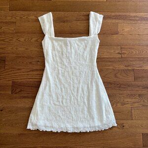 NWT Princess Polly Lanchester White Mini Dress Size 8 – Square Neck
